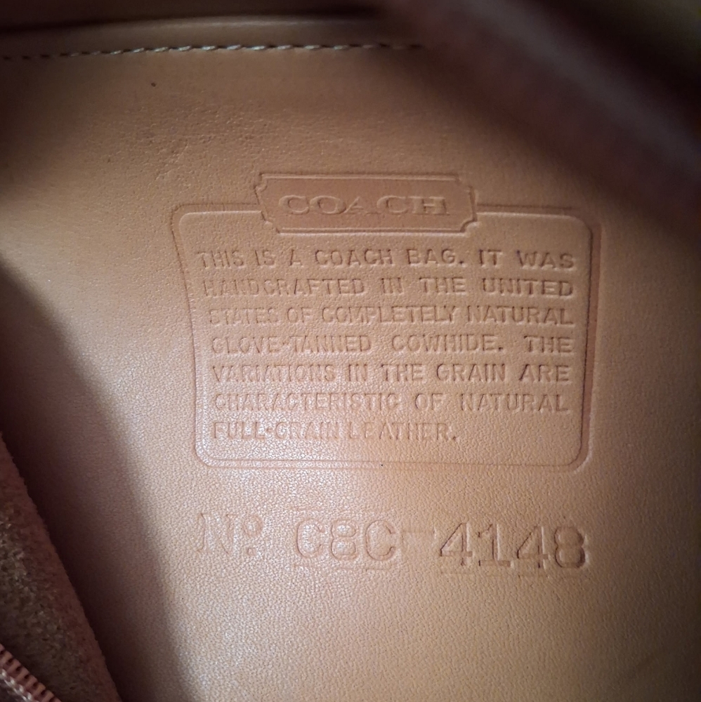 Coach Yellow Leather Shoulder Bag - Picture 2 of 7
